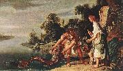 Pieter Lastman The Angel and Tobias with the Fish oil on canvas